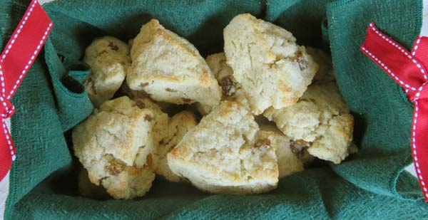 Scones handmade on the Front Range make a great holiday treat. 