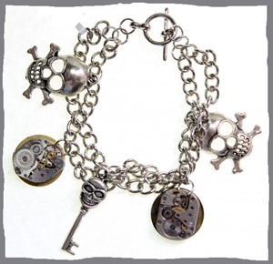 Steampunk bracelet from BeeBull Designs